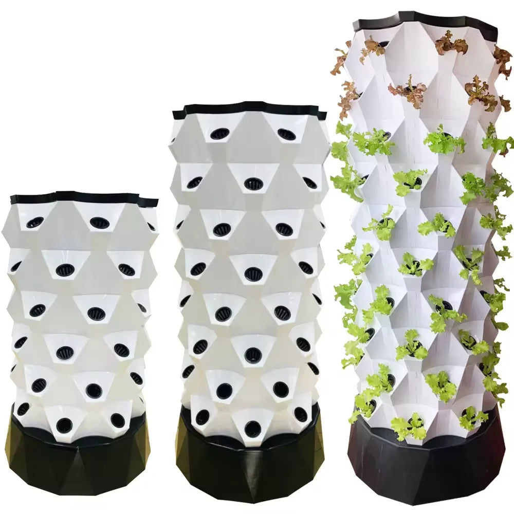 Smart Indoor Garden Hydroponic Growing Systems Tower a Type Tower Vertical Hydroponic Aeroponic Tower